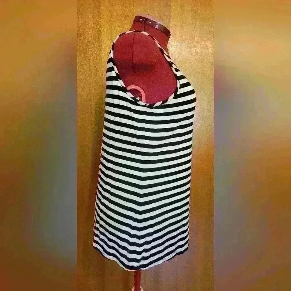 Joseph Ribkoff | Striped Tank Top, Size 14 - Picture 3 of 5